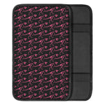Pink Tyrannosaurus Fossil Pattern Print Car Center Console Cover
