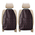 Pink Tyrannosaurus Fossil Pattern Print Car Seat Organizers