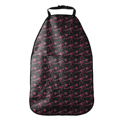 Pink Tyrannosaurus Fossil Pattern Print Car Seat Organizers