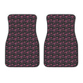 Pink Tyrannosaurus Fossil Pattern Print Front Car Floor Mats