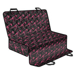 Pink Tyrannosaurus Fossil Pattern Print Pet Car Back Seat Cover