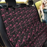 Pink Tyrannosaurus Fossil Pattern Print Pet Car Back Seat Cover