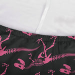 Pink Tyrannosaurus Fossil Pattern Print Sofa Cover
