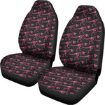 Pink Tyrannosaurus Fossil Pattern Print Universal Fit Car Seat Covers