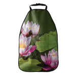 Pink Water Lilies Print Car Seat Organizers