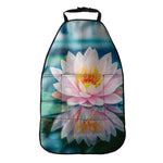 Pink Water Lily Print Car Seat Organizers