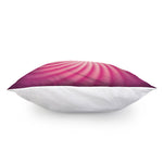 Pink Whirlpool Spiral Print Pillow Cover