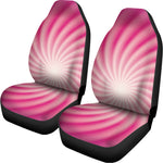 Pink Whirlpool Spiral Print Universal Fit Car Seat Covers