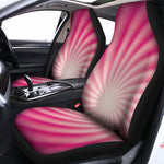 Pink Whirlpool Spiral Print Universal Fit Car Seat Covers