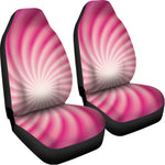 Pink Whirlpool Spiral Print Universal Fit Car Seat Covers