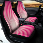 Pink Whirlpool Spiral Print Universal Fit Car Seat Covers