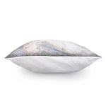 Pink White Grey Marble Print Pillow Cover