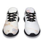 Pink White Grey Marble Print Sport Shoes GearFrost