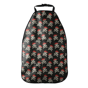 Pirate Skull Crossbones Pattern Print Car Seat Organizers