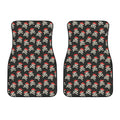 Pirate Skull Crossbones Pattern Print Front Car Floor Mats