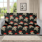 Pirate Skull Crossbones Pattern Print Futon Protector