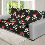 Pirate Skull Crossbones Pattern Print Futon Protector