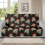 Pirate Skull Crossbones Pattern Print Futon Protector