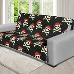 Pirate Skull Crossbones Pattern Print Futon Protector