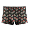 Pirate Skull Crossbones Pattern Print Men's Boxer Briefs