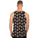 Pirate Skull Crossbones Pattern Print Men's Tank Top