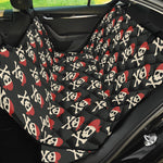 Pirate Skull Crossbones Pattern Print Pet Car Back Seat Cover