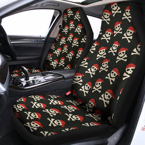 Pirate Skull Crossbones Pattern Print Universal Fit Car Seat Covers