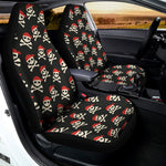 Pirate Skull Crossbones Pattern Print Universal Fit Car Seat Covers