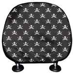 Pirate Skull Symbol Pattern Print Car Headrest Covers
