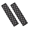 Pirate Skull Symbol Pattern Print Car Seat Belt Covers