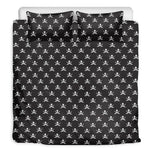 Pirate Skull Symbol Pattern Print Duvet Cover Bedding Set