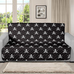 Pirate Skull Symbol Pattern Print Futon Protector