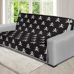 Pirate Skull Symbol Pattern Print Futon Protector