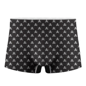 Pirate Skull Symbol Pattern Print Men's Boxer Briefs