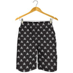 Pirate Skull Symbol Pattern Print Men's Shorts