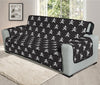 Pirate Skull Symbol Pattern Print Oversized Sofa Protector