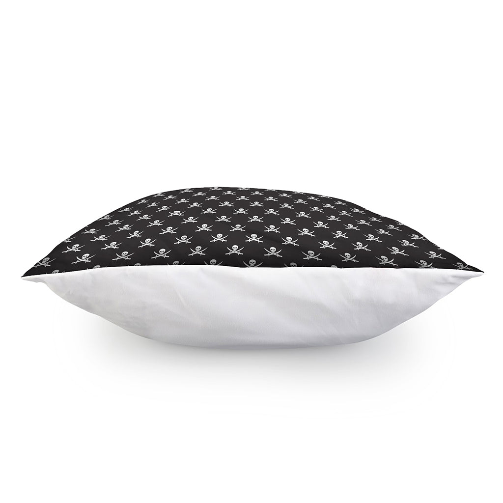 Pirate Skull Symbol Pattern Print Pillow Cover