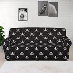 Pirate Skull Symbol Pattern Print Sofa Cover