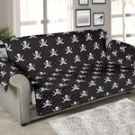 Pirate Skull Symbol Pattern Print Sofa Protector