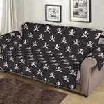 Pirate Skull Symbol Pattern Print Sofa Protector