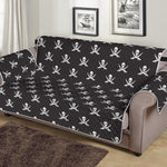 Pirate Skull Symbol Pattern Print Sofa Protector