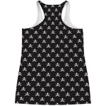Pirate Skull Symbol Pattern Print Women's Racerback Tank Top