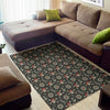 Pirate Theme Pattern Print Area Rug