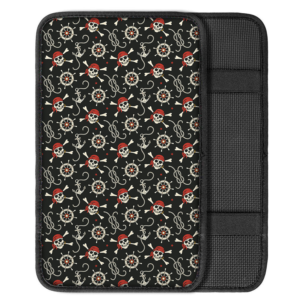 Pirate Theme Pattern Print Car Center Console Cover