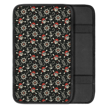 Pirate Theme Pattern Print Car Center Console Cover