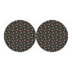 Pirate Theme Pattern Print Car Coasters