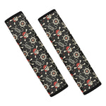 Pirate Theme Pattern Print Car Seat Belt Covers