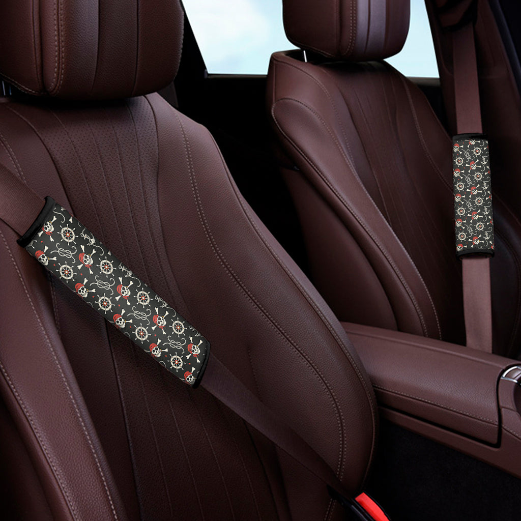 Pirate Theme Pattern Print Car Seat Belt Covers