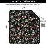 Pirate Theme Pattern Print Futon Protector