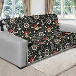 Pirate Theme Pattern Print Futon Protector